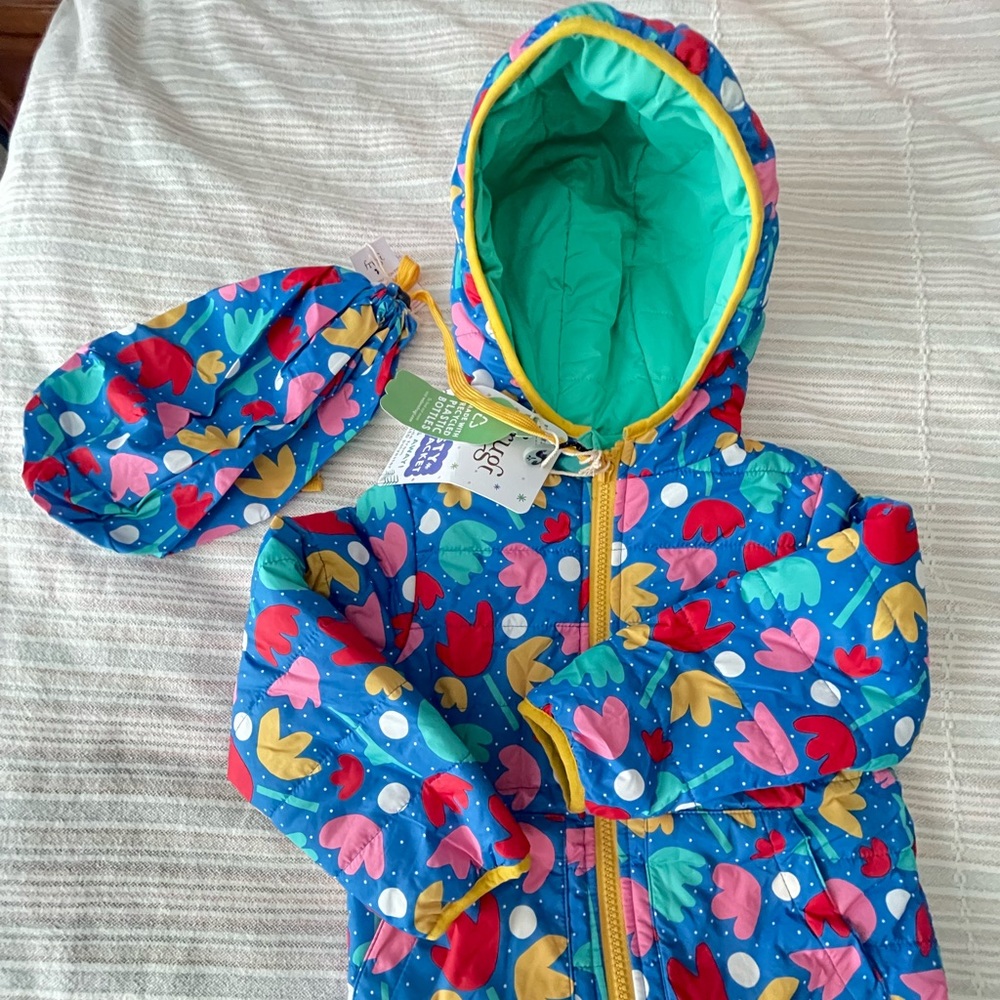 Frugi 2/3 toasty trails jacket NWT